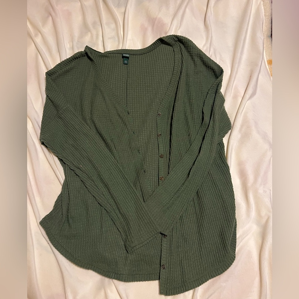 Wild Fable Olive Knit Sweater